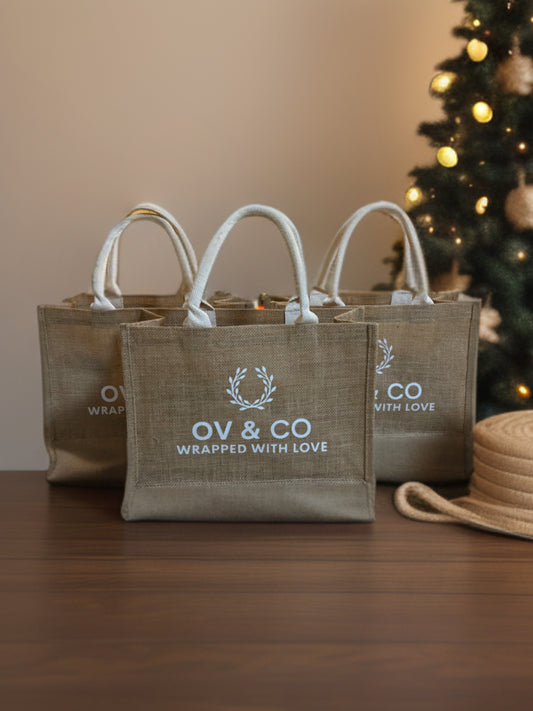 OV&Co Branded Jute Bag